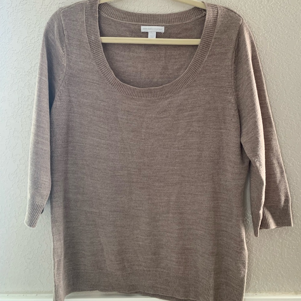 New York & Company basics simple sweater